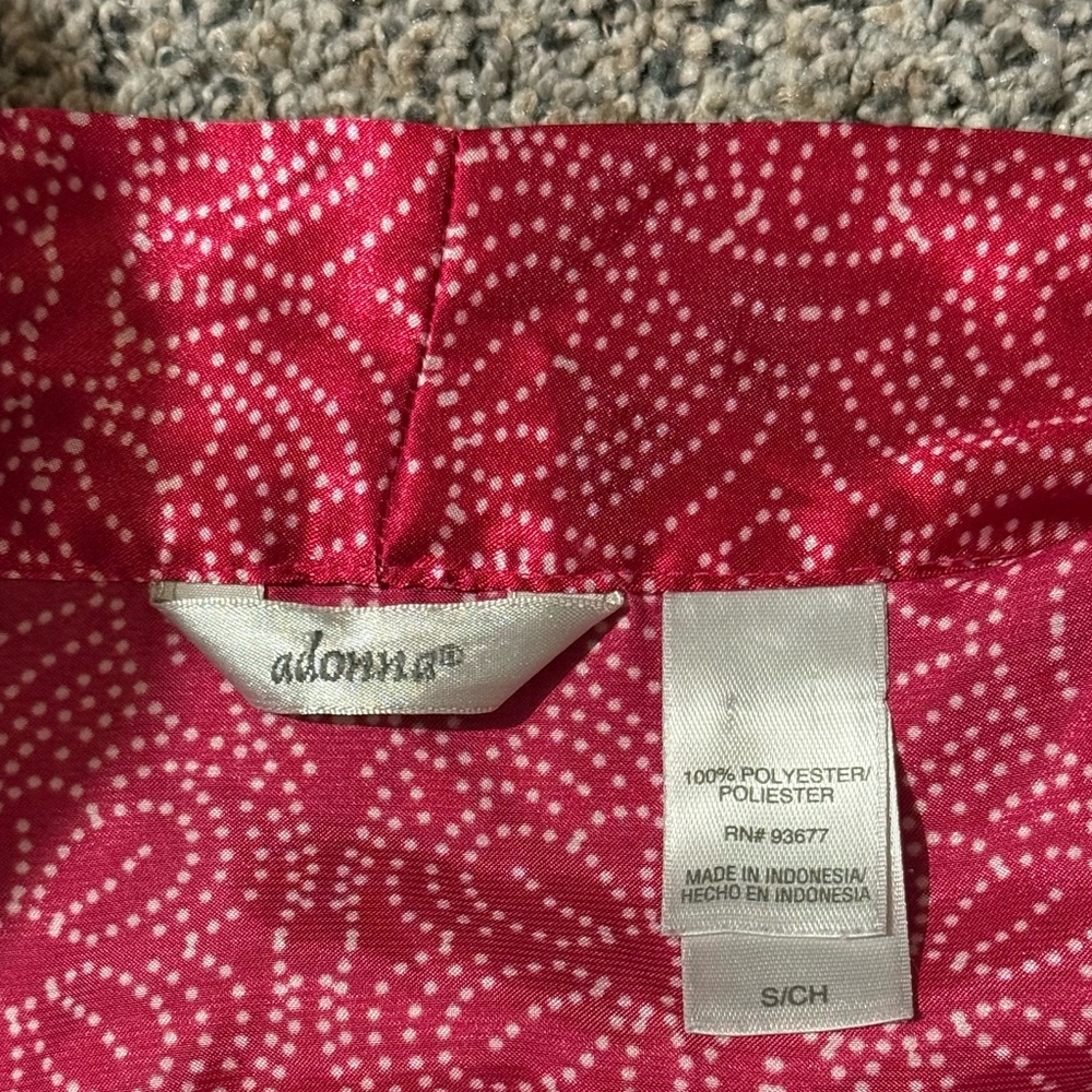 Silk Pink Women's Robe - Picture 6 of 6